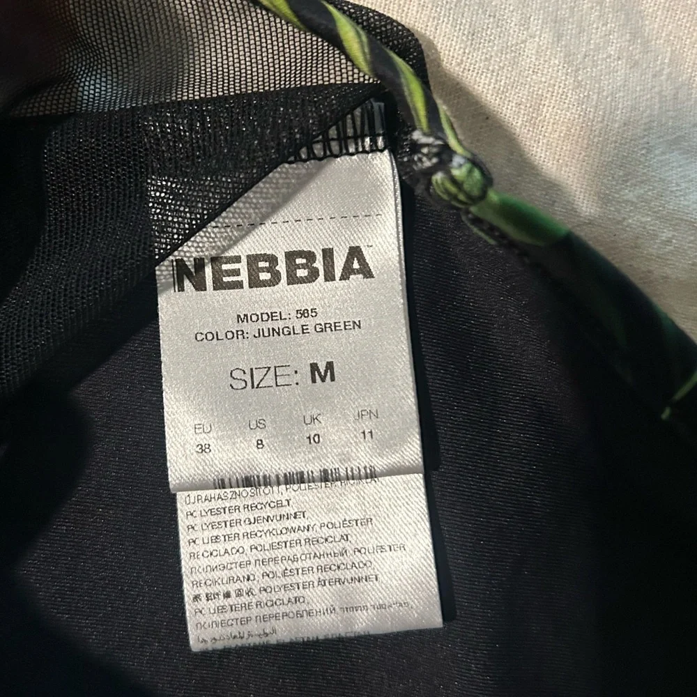 NEBBIA Sport Bra  Size M Flowers Print - Picture 6 of 11